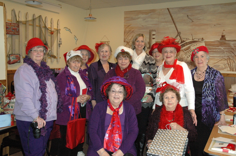 Members of the Jazzy Jewels presented new baby clothing to Beebe Healthcare’s Women’s Health Pavilion. Pictured here are, standing left to right: Joyce Adams, Deborah Treicis, Kay Burgee, Pat Sandy-Queen Mother, Carole Kitchenman, Bridget Buckaloo, , MSN, RNC-OB, Executive Director of Women’s Health Services, Karen Brunken, Lutie Davis, and Louise Ellis. Seated left to right: Barbara Seth and Elaine Lynch. Those not in the photo who participated in a baby clothing drive are: Iva Rogers, Joan Readinger, Joan Knapp, Marge Wynn, Jan Gibson, Barbara Harsch, Shirl Hudak, Margaret Alexander, and Patti Trump.